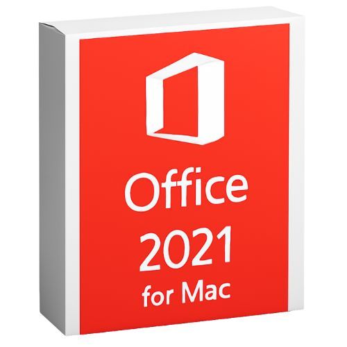 Microsoft Office 2021 for Mac packaging with instant activation.